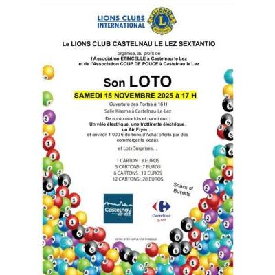 Photo du Super Loto du Lions Club Castelnau le Lez Sextantio à Castelnau-le-Lez