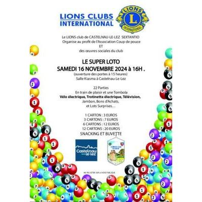 Photo du Le super loto - lions club castelnau-le-lez sextantio à Castelnau-le-Lez