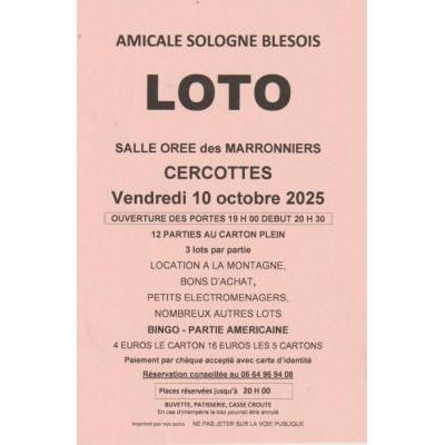 Photo du Loto - Amicale Sologne Blésois à Cercottes