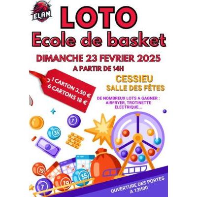 Photo du loto école de basket - Elan BVTC à Cessieu