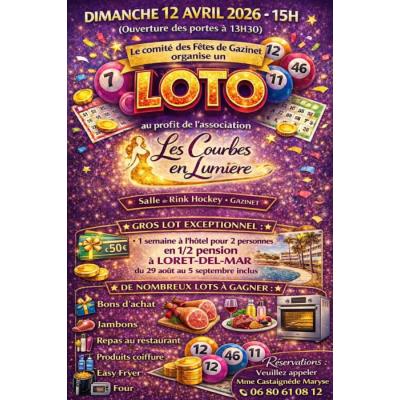 Photo du Loto au profit  de l'association Les Courbes en Lumi&egrave;res à Cestas