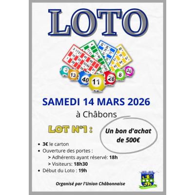 Photo du Loto de l'Union Chabonnaise à Châbons