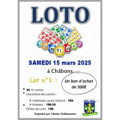 Photo du Loto de l'Union Chabonnaise à Châbons