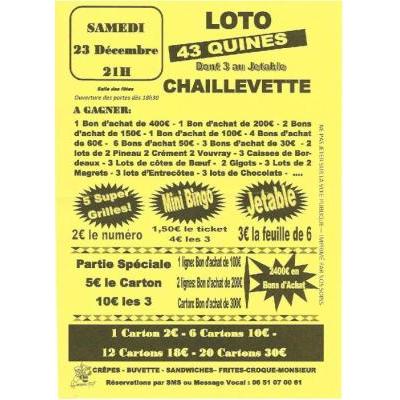 Photo du Loto 43 quines à Chaillevette