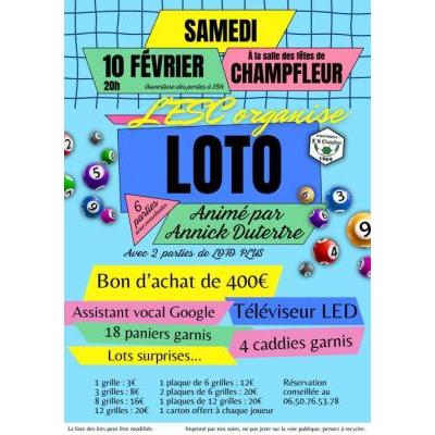 Photo du Super loto du foot à Champfleur