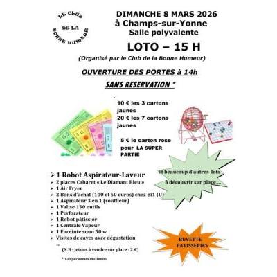 Photo du Loto Club de la bonne Humeur à Champs-sur-Yonne