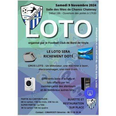 Photo du Loto organisé par le FCBV  à Chanoz-Châtenay