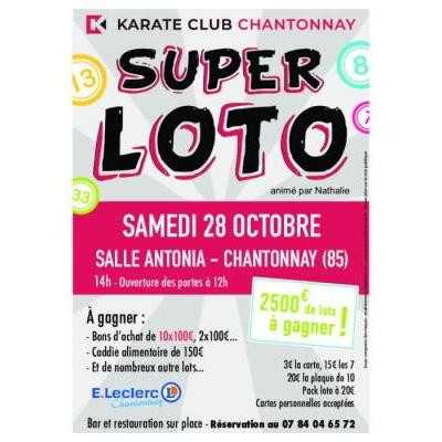 Photo du Super loto du karaté club de Chantonnay à Chantonnay