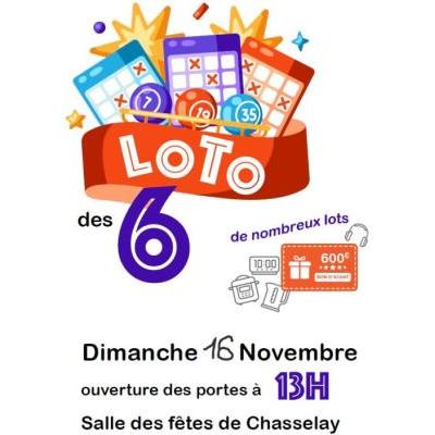 Photo du LOTO de la classe en 6 à Chasselay