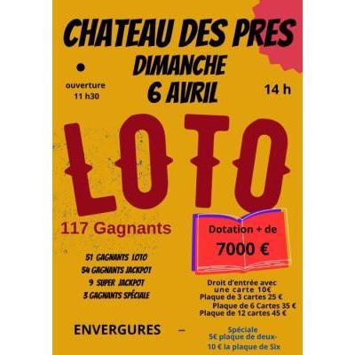 Photo du loto à Château-des-Prés