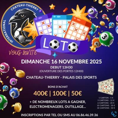 Photo du SUPER LOTO SPECIAL POUVOIR D'ACHAT à Château-Thierry
