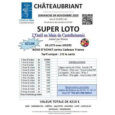 Photo du SUPER LOTO  à Châteaubriant