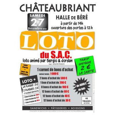 Photo du Super loto du SAC rugby à Châteaubriant
