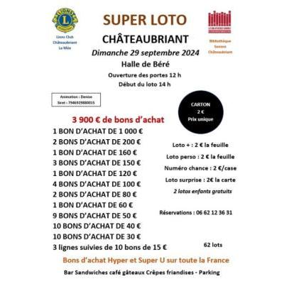 Photo du Super Loto à Châteaubriant