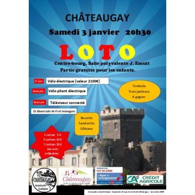 Photo du Super Loto de l'Amicale Laique de Ch&acirc;teaugay à Châteaugay
