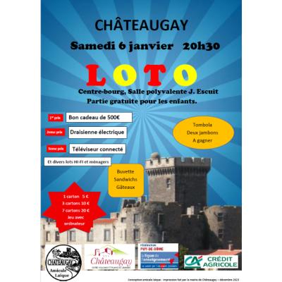 Photo du Super Loto organisée par l'Amicale Laïque de Chateaugay à Châteaugay