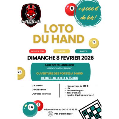 Photo du Loto du COC handball à Châteaurenard