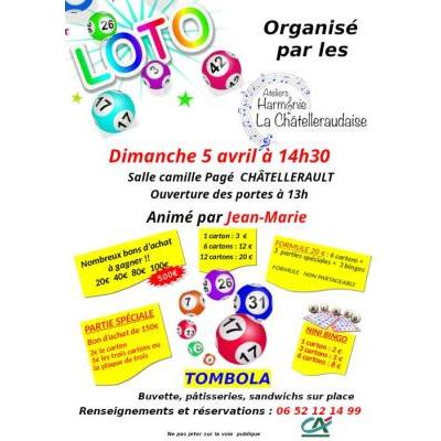 Photo du LOTO de l'harmonie La Ch&acirc;telleraudaise à Châtellerault