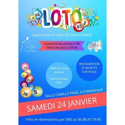 Photo du SUPER LOTO ET TOMBOLA à Châtellerault