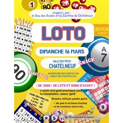 Photo du Loto du Sou des écoles  à Châtelneuf