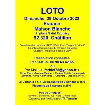 Photo du Loto Association Ti ´Tamarin à Châtillon