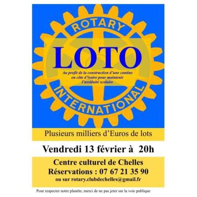 Photo du Grand Loto annuel du Rotary club de Chelles à Chelles