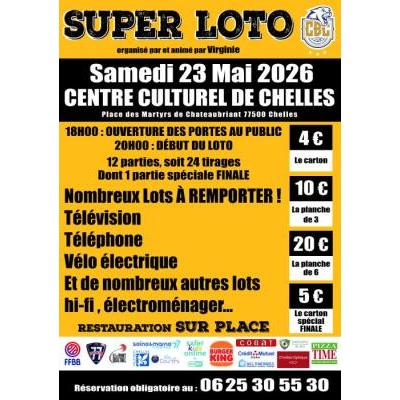 Photo du Super loto de l association basket Chelles courtry  à Chelles