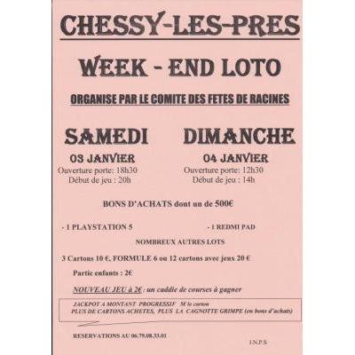 Photo du LOTO DU COMITE DES FETES DE RACINES à Chessy-les-Prés