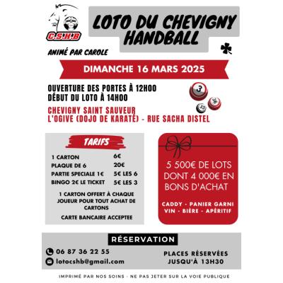 Photo du Loto du Chevigny Handball à Chevigny-Saint-Sauveur