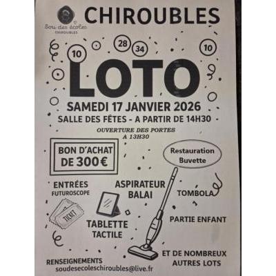 Photo du Loto du Sou des &eacute;coles de Chiroubles  à Chiroubles
