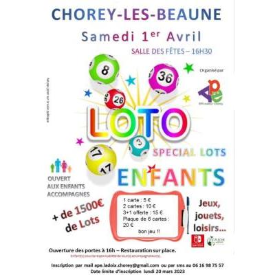 Photo du Loto enfants à Chorey-les-Beaune