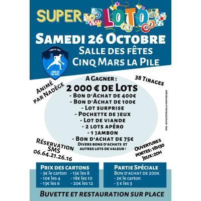 Photo du Super loto anime par Nadège à Cinq-Mars-la-Pile