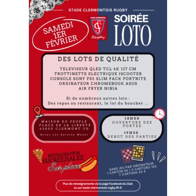 Photo du Loto annuel du Stade Clermontois Rugby à Clermont-Ferrand