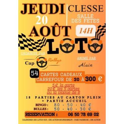 Photo du Loto CAP'RALLYE à Clessé