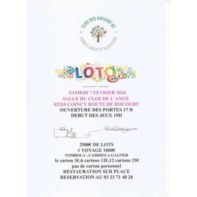 Photo du Loto des anciens de Coincy à Coincy