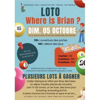 Photo du Loto du collège de Conches : week-end is Brian à Conches-en-Ouche