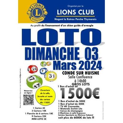 Photo du SUPER LOTO DU LIONS CLUB à Condé-sur-Huisne