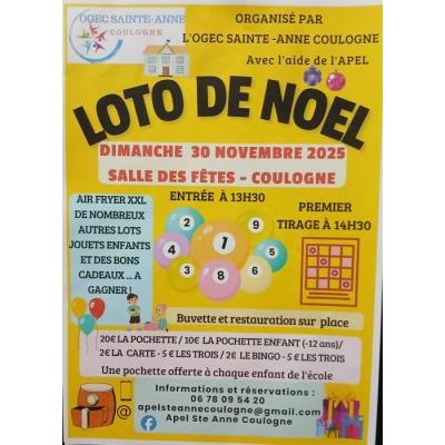 Photo du Loto de noël école ste anne coulogne  à Coulogne
