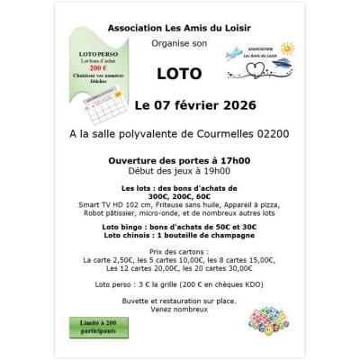Photo du Loto Association Les Amis du Loisir à Courmelles