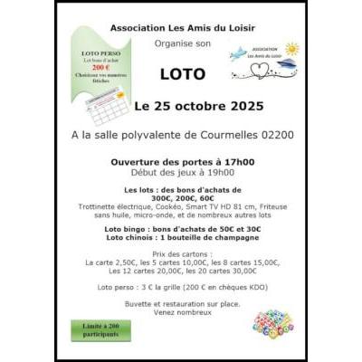 Photo du Loto Association Les Amis du Loisir à Courmelles