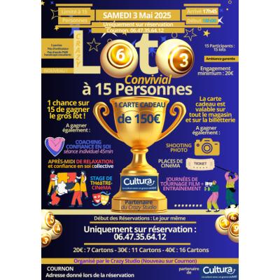 Photo du Loto convivial à 15 Personnes à 18h00 à Cournon-d'Auvergne