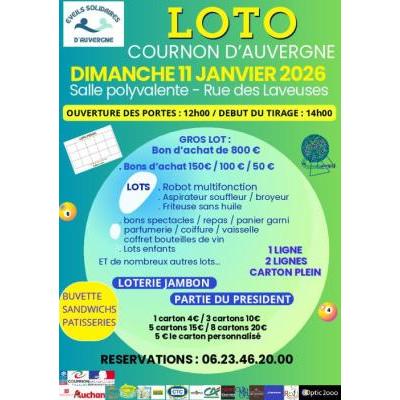 Photo du LOTO  EVEILS SOLIDAIRES D AUVERGNE à Cournon-d'Auvergne