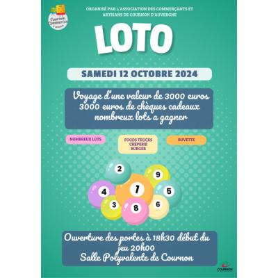 Photo du Loto des Commerçants et Artisans de Cournon  à Cournon-d'Auvergne