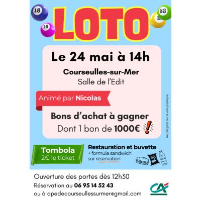Photo du Loto anim&eacute; par Nicolas avec bon d'achat dont 1 bon d'achat de 1000&euro; ! à Courseulles-sur-Mer