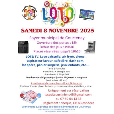 Photo du Loto pour l'école de courtenay à Courtenay