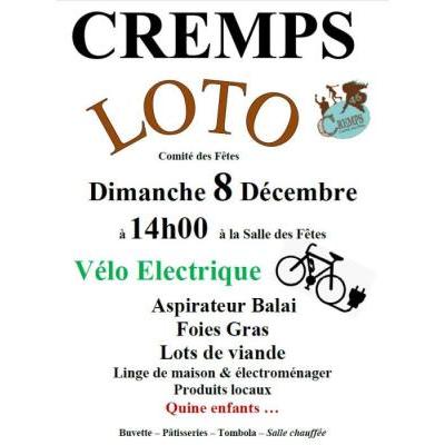 Photo du Grand loto du comité des fêtes  à Cremps