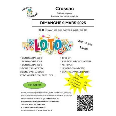 Photo du Loto Crossac Animé par Louis Caudard à Crossac