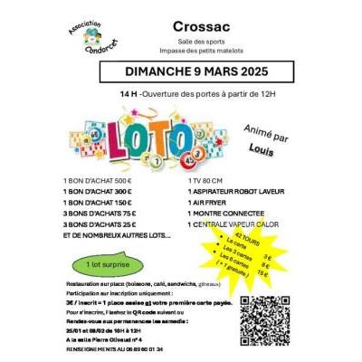 Photo du Loto Crossac Anim&eacute; par Louis  à Crossac