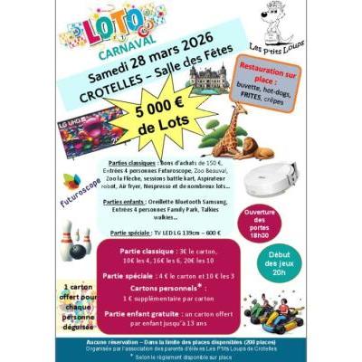 Photo du Loto APE Crotelles 5000&euro; de lots à Crotelles