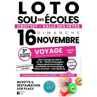 Photo du Loto du Sou des Ecoles de Crottet à Crottet